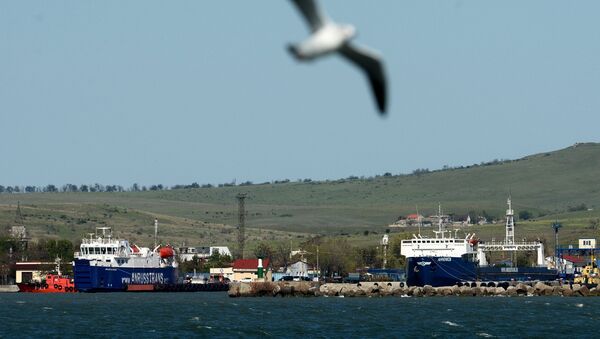 Porto de Kerch - Sputnik Brasil