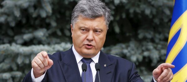 Presidente da Ucrânia, Pyotr Poroshenko - Sputnik Brasil