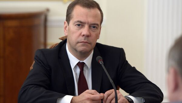 O primeiro-ministro da Rússia, Dmitry Medvedev - Sputnik Brasil
