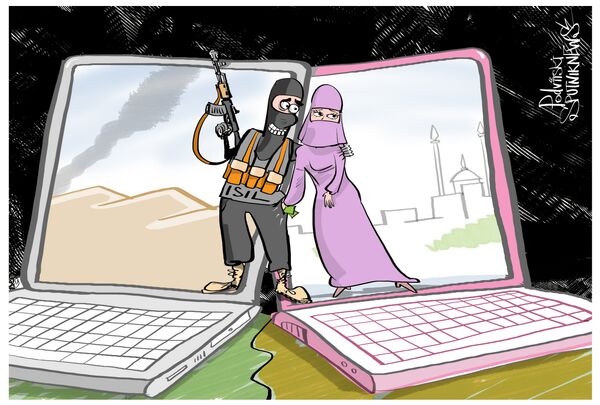 Os recrutadores da organização terrorista proibida na Rússia Estado Islâmico foram vítimas de trapaceiras da Chechênia - Sputnik Brasil