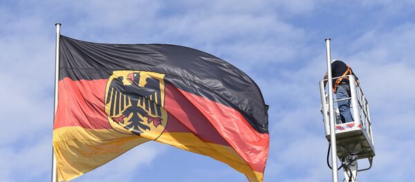 Bandeira da Alemanha em Berlim - Sputnik Brasil