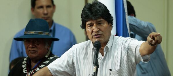 Evo Morales - Sputnik Brasil