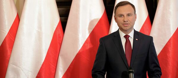 Presidente da Polônia, Andrzej Duda - Sputnik Brasil