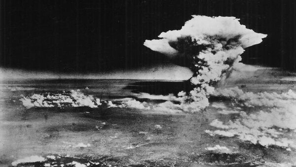 Explosão de bomba nuclear em Hiroshima, em 6 de agosto de 1945. Foto de arquivo - Sputnik Brasil