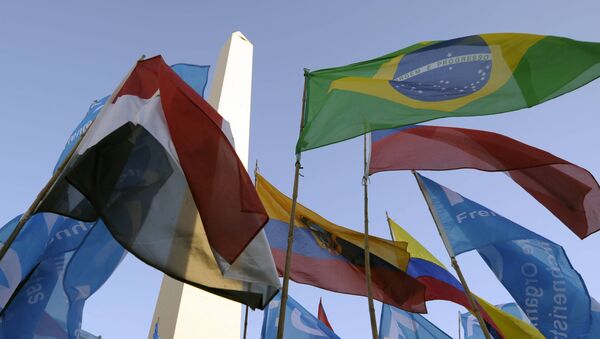Banderas de Mercosur  - Sputnik Brasil