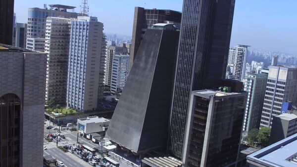 Edifício sede da Fiesp na Avenida Paulista, São Paulo - Sputnik Brasil