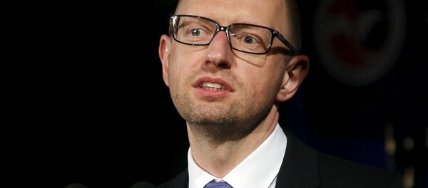 Arseny Yatsenyuk, primeiro-ministro da Ucrânia, em 13 de julho de 2015, em Washington DC, EUA - Sputnik Brasil