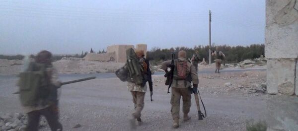 Militantes do Estado Islâmico em Al Quariatain. - Sputnik Brasil