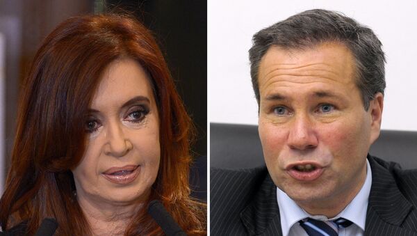 Cristina Fernández de Kirchner e Alberto Nisman - Sputnik Brasil