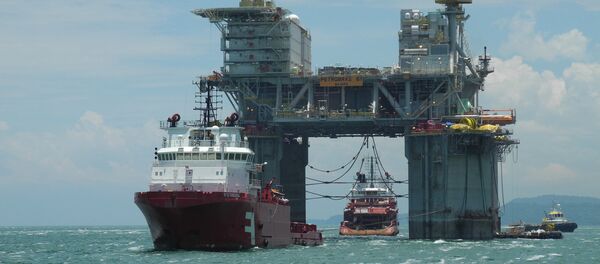 Plataforma da Petrobras - Sputnik Brasil