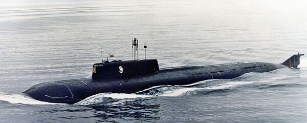 O submarino nuclear russo Kursk, que afundou no Mar de Barents em 12 de Agosto de 2000 - Sputnik Brasil