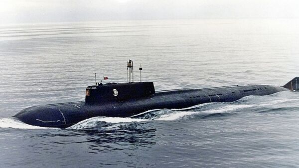 O submarino nuclear russo Kursk, que afundou no Mar de Barents em 12 de Agosto de 2000 - Sputnik Brasil