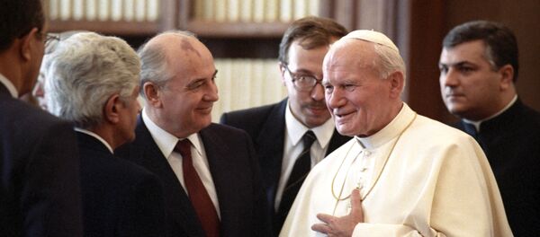 Papa Giovanni Paolo II in una foto di repertorio - Sputnik Brasil