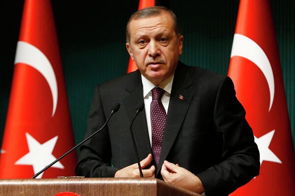 Recep Tayyip Erdogan, presidente da Turquia - Sputnik Brasil