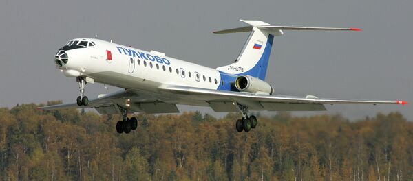 Avião Tu-134 (imagem referencial) - Sputnik Brasil