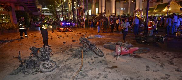 Explosão perto do Santuário Erawan, em Bangcoc - Sputnik Brasil