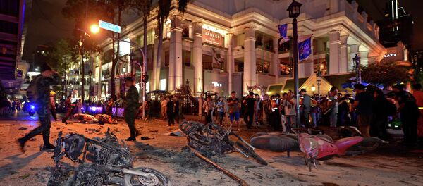 Explosão de bomba em Bangkok - Sputnik Brasil