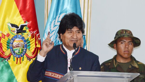 Presidente da Bolívia Evo Morales - Sputnik Brasil