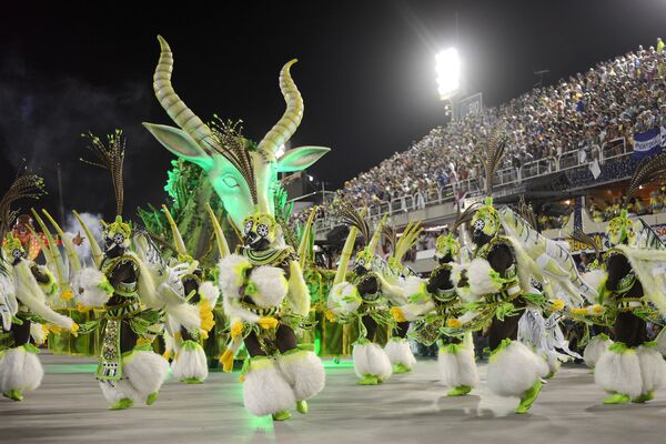 África deu cores ao desfile da Imperatriz Leopoldinense - Sputnik Brasil