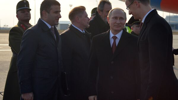 Vladimir Putin fez visita oficial à Hungria - Sputnik Brasil