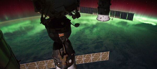 A Terra vista da Estação Espacial Internacional A Terra vista da Estação Espacial Internacional - Sputnik Brasil