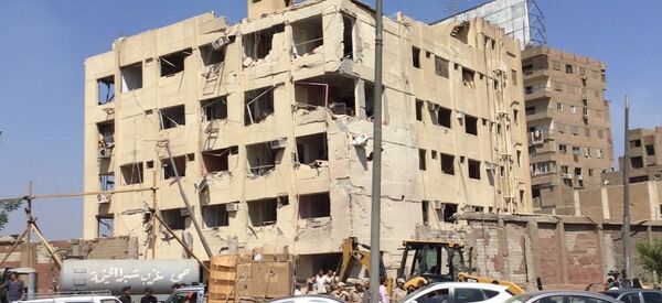 O prédio da Agência de Segurança Nacional no Cairo, onde ocorreu uma explosão - Sputnik Brasil