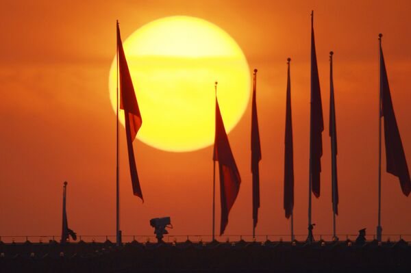 A praça da Paz Celestial (Tiananmen), em Pequim, é a principal praça da China e a terceira maior praça no mundo. - Sputnik Brasil