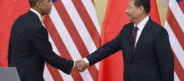 Barack Obama  e Xi Jinping - Sputnik Brasil