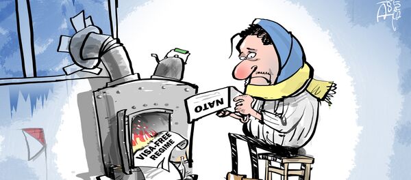 A Ucrânia aquece-se com promessas não cumpridas - Sputnik Brasil