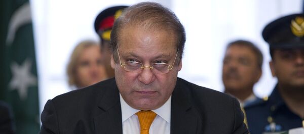 Primeiro-ministro do Paquistão Nawaz Sharif - Sputnik Brasil