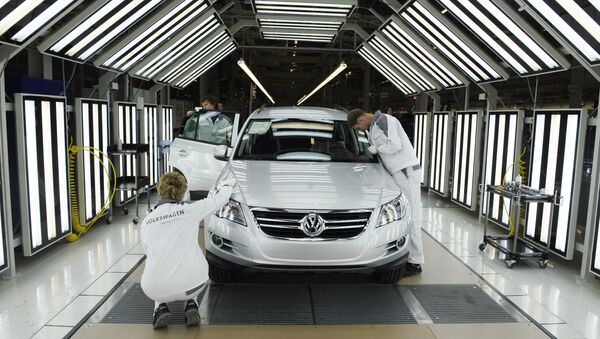 Produção de veículos Volkswagen - Sputnik Brasil