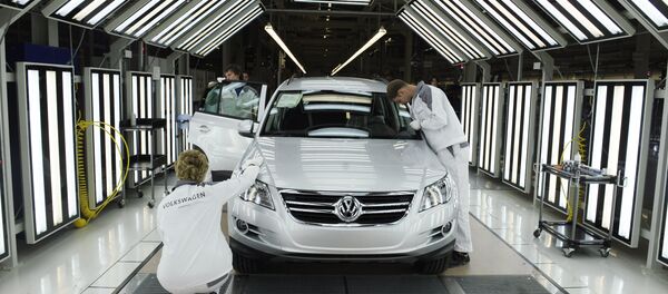 Produção de veículos Volkswagen - Sputnik Brasil