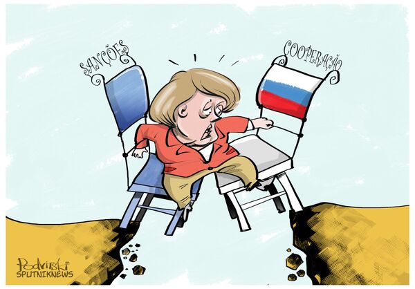 Como guardar sanções antirrussas e ao mesmo tempo cooperar com a Rússia Como guardar sanções antirrussas e ao mesmo tempo cooperar com a Rússia - Sputnik Brasil