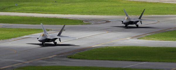 F-22 Raptor da Força Aérea dos EUA F-22 Raptor da Força Aérea dos EUA - Sputnik Brasil