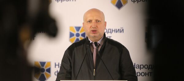 O comandante do exército ucraniano, Aleksandr Turchinov - Sputnik Brasil