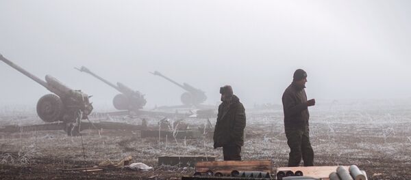 Milícias em Debaltsevo - Sputnik Brasil