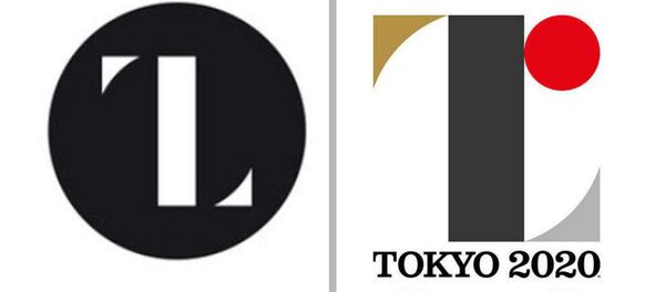 Logos do Teatro de Liêge e o descartado da Olimpíada de Tóquio. - Sputnik Brasil
