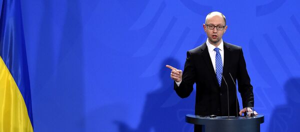 Primeiro-ministro ucraniano Arseny Yatsenyuk - Sputnik Brasil