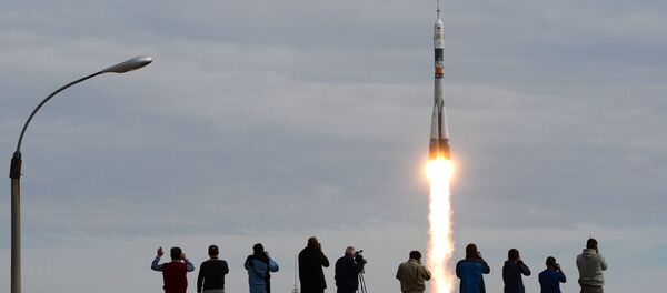 Nave Soyz parte de Baikonur. Nave Soyz parte de Baikonur. - Sputnik Brasil