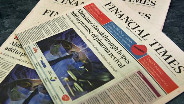 Financial Times - Sputnik Brasil