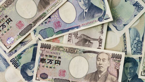 Notas de 1000 ienes e 10.000 ienes - Sputnik Brasil