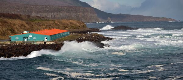 Vista pela ilha Iturup - Sputnik Brasil