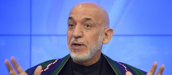Ex-presidente do Afeganistão, Hamid Karzai - Sputnik Brasil