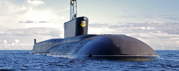 Submarino nuclear da classe Borei Aleksandr Nevsky (foto do arquivo) - Sputnik Brasil