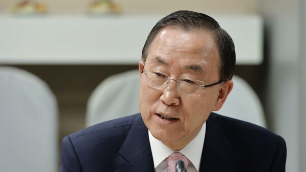 Secretário-geral da ONU, Ban Ki-moon - Sputnik Brasil