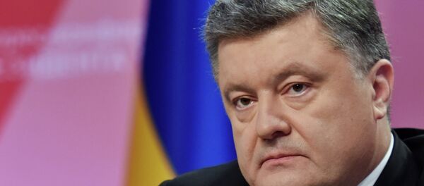 Pyotr Poroshenko, presidente da Ucrânia - Sputnik Brasil