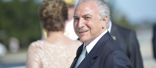 O vice-presidente do Brasil, Michel Temer - Sputnik Brasil