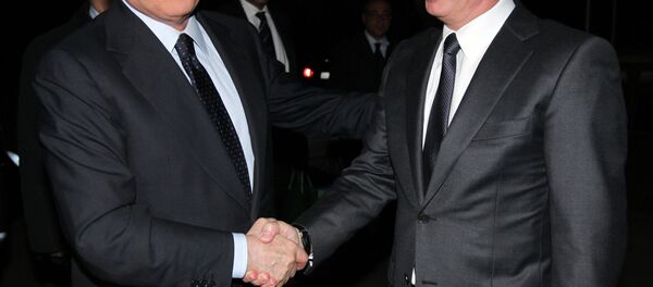 Presidente da Rússia Vladimir Putin e ex-premiê da Itália Silvio Berlusconi - Sputnik Brasil