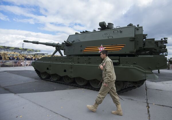 Koalitsiya-SV, uma arma automotora - Sputnik Brasil