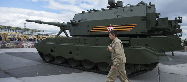 Koalitsiya-SV, uma arma automotora - Sputnik Brasil